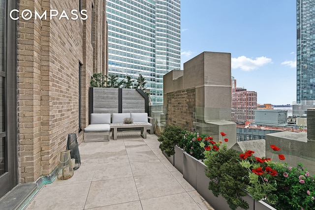 100 Barclay St Unit 11C, New York City, NY 10007 - patio / terrace with a city view
