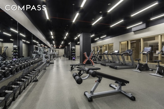 100 Barclay St Unit 11C, New York City, NY 10007 - view of workout area