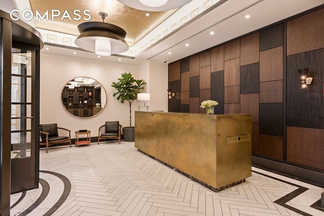 100 Barclay St Unit 11C, New York City, NY 10007 - welcome area featuring recessed lighting and a security system