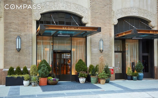 100 Barclay St Unit 11C, New York City, NY 10007 - view of exterior entry with brick siding