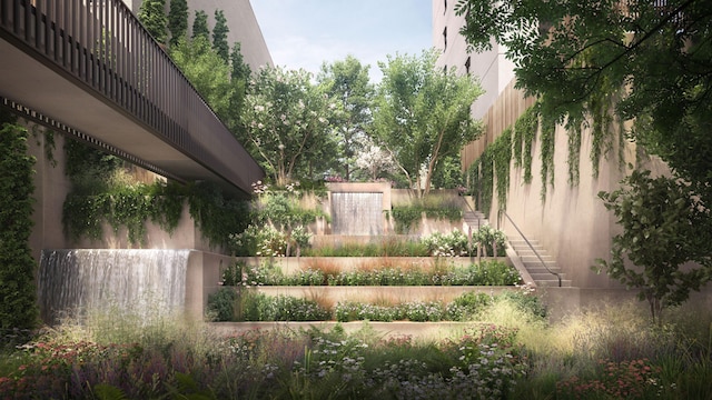 323 Bergen St Unit 317E, New York City, NY 11217 - view of yard with stairway