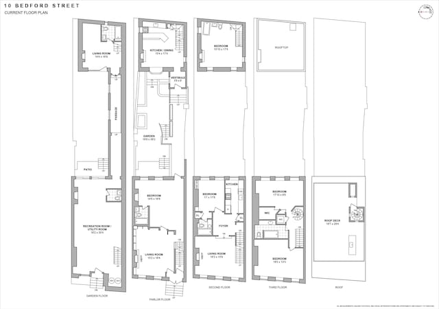 10 Bedford St, New York City, NY 10014 - view of floor plan / room layout