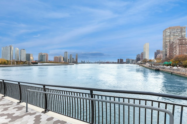 water view with a skyline view