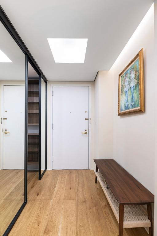 entryway featuring light hardwood / wood-style flooring