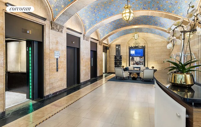 1 Hanson Pl Unit 9B, New York City, NY 11217 - lobby featuring high vaulted ceiling
