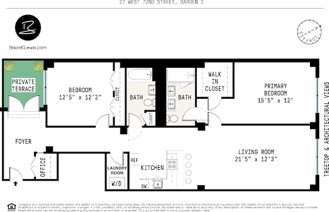 27 W 72nd St Unit G2, New York City NY, 10023, 2 bedrooms, 2 baths condo for sale