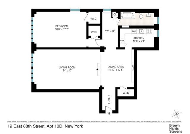 19 E 88th St Unit 10D, New York City NY, 10128, 1 bedrooms, 1 bath condo for sale