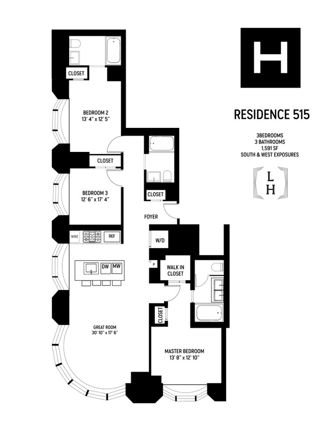515 W 18th St Unit 515, New York City, NY 10011 - property floor plan