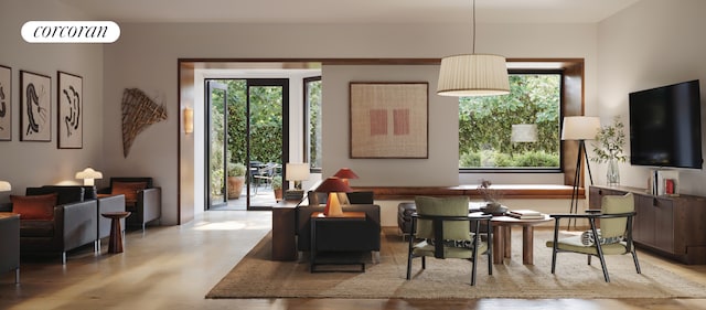 dining space featuring a wealth of natural light