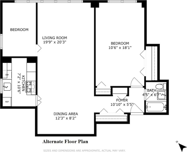 360 E 72nd St Unit B804, New York City, NY 10021 - view of home floor plan