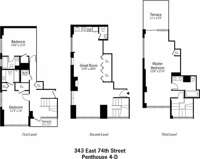 343 E 74th St Unit Ph34D, New York City, NY 10021 - property floor plan