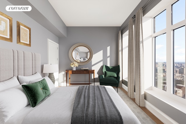 100 Claremont Ave Unit 36B, New York City, NY 10027 - bedroom featuring wood finished floors and baseboards
