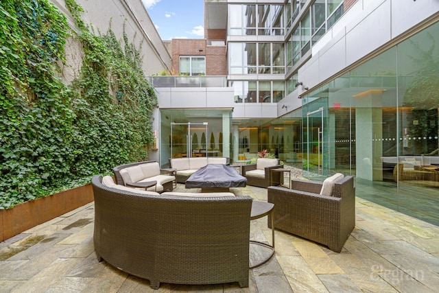 view of patio / terrace with outdoor lounge area