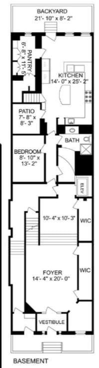 6 E 69th St, New York City, NY 10021 - home floor plan