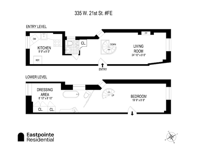 335 W 21st St Unit Fe, New York City, NY 10011 - home floor plan
