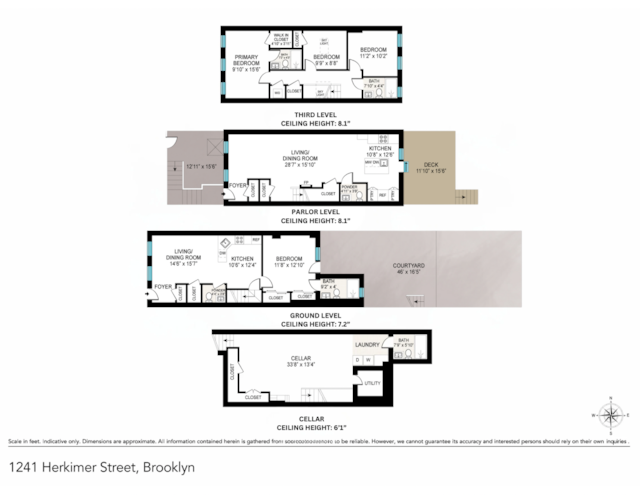 1241 Herkimer St, New York City, NY 11233 - view of home floor plan