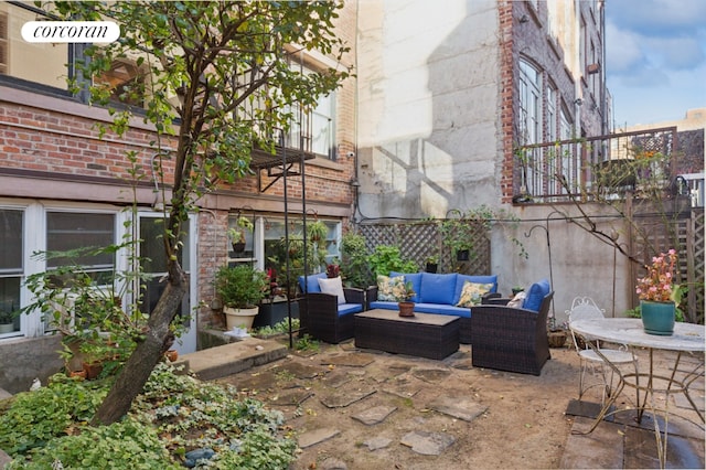 view of patio / terrace with outdoor lounge area