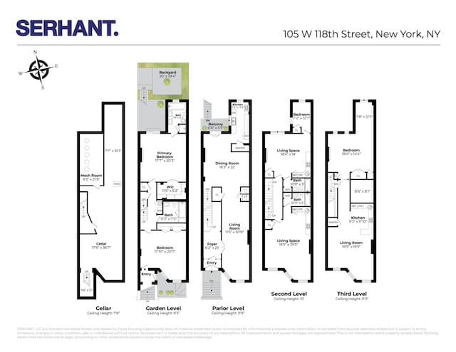 105 W 118th St, New York City, NY 10026 - floor plan / room layout