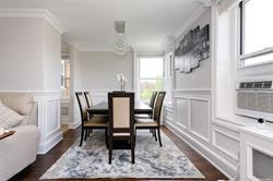 hallway featuring ornamental molding