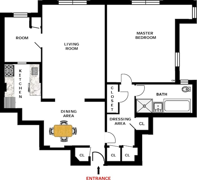 35-24 78th St Unit A67, New York City, NY 11372 - floor plan / room layout