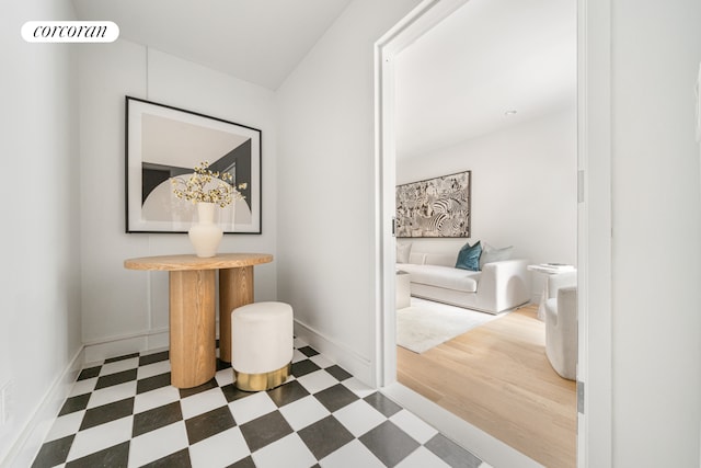 bathroom with visible vents, baseboards, and tile patterned floors