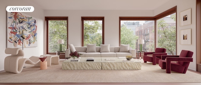 sunroom / solarium with a wealth of natural light