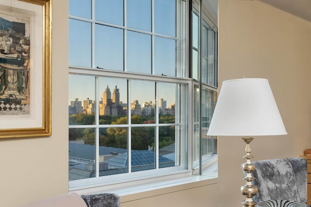 detailed view of a view of skyline