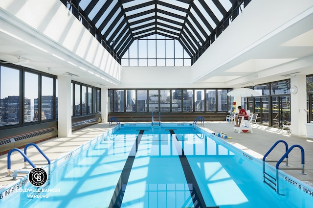 view of indoor community pool