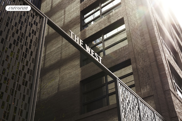 stairway with a towering ceiling