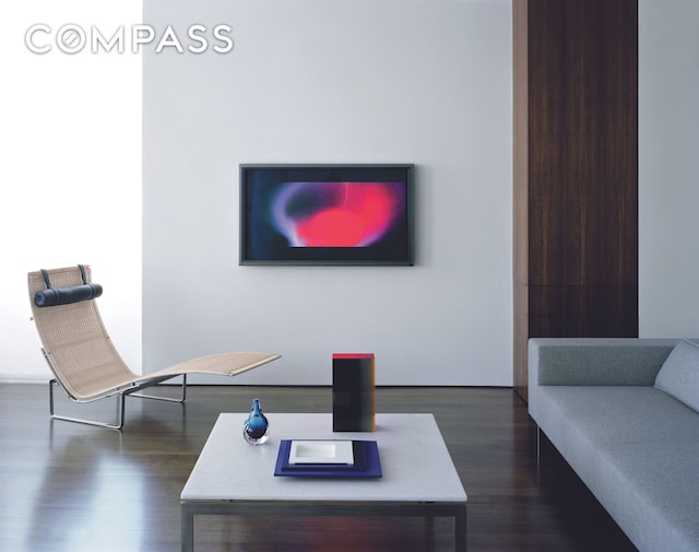 158 Mercer St Unit 7Mercer, New York City, NY 10012 - living area featuring dark wood-style floors