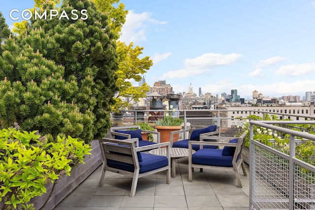 158 Mercer St Unit 7Mercer, New York City, NY 10012 - balcony with a skyline view