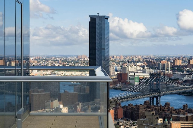 view of city featuring a water view