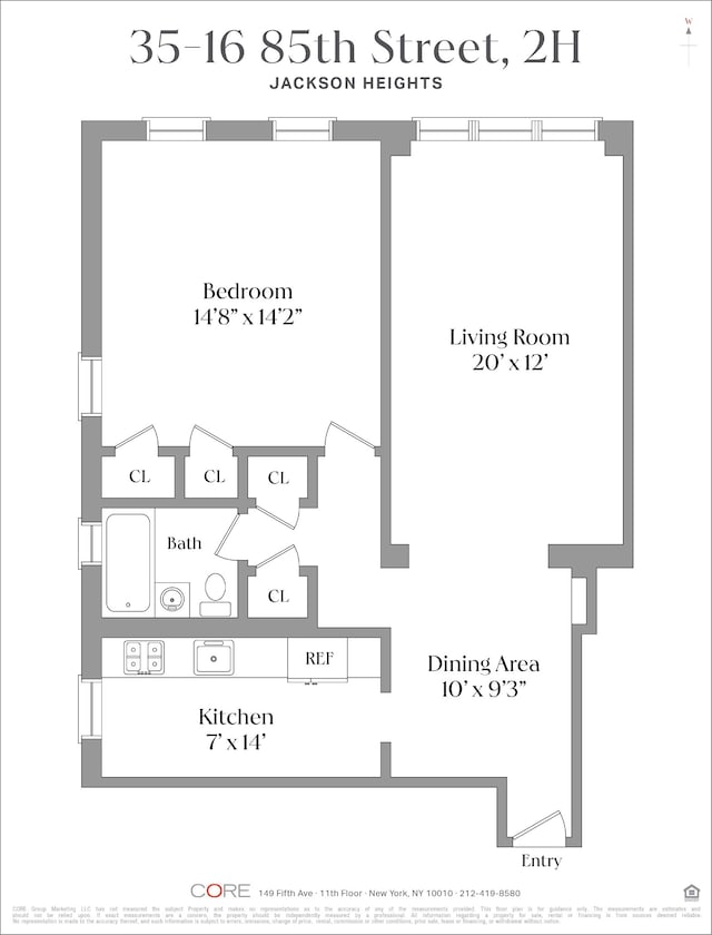 floor plan / room layout