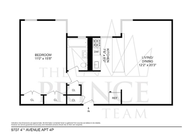 9707 4th Ave Unit 4P, New York City NY, 11209, 1 bedrooms, 1 bath condo for sale