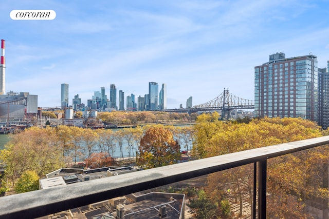 view of city featuring a water view