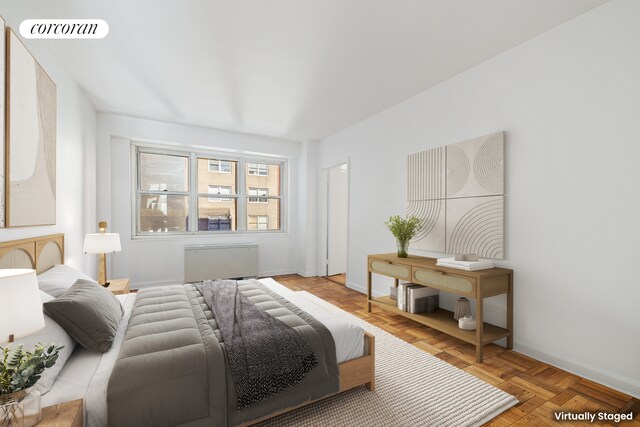 205 E 63rd St Unit 9B, New York City, NY 10065 - bedroom with baseboards