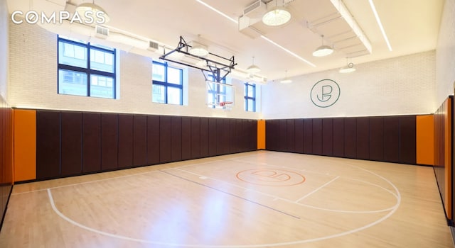 view of sport court with community basketball court