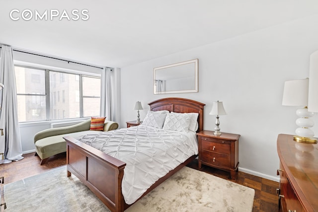 12 Beekman Pl Unit 9D, New York City, NY 10022 - bedroom with baseboards