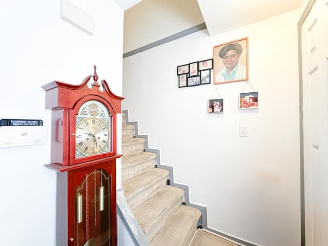 view of staircase