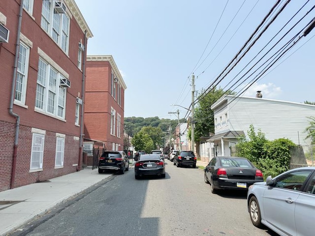 view of street with curbs and sidewalks