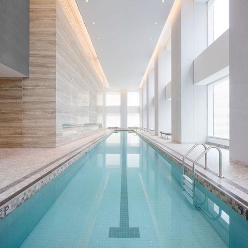 view of indoor community pool