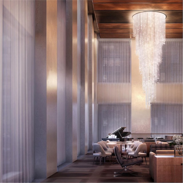 view of community lobby