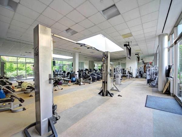 view of workout area