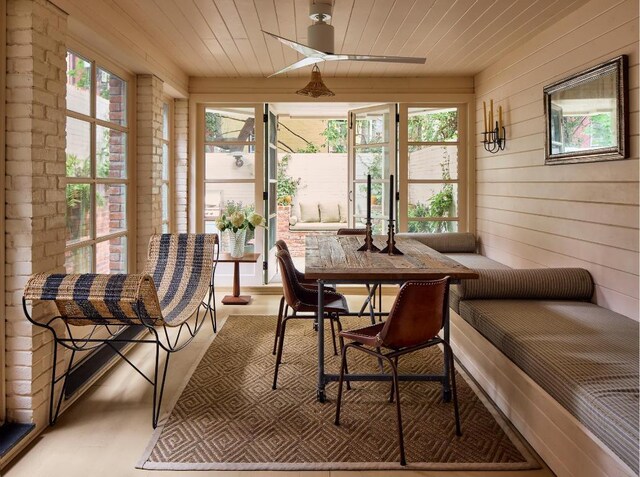 office area featuring light parquet flooring, radiator heating unit, and ornamental molding