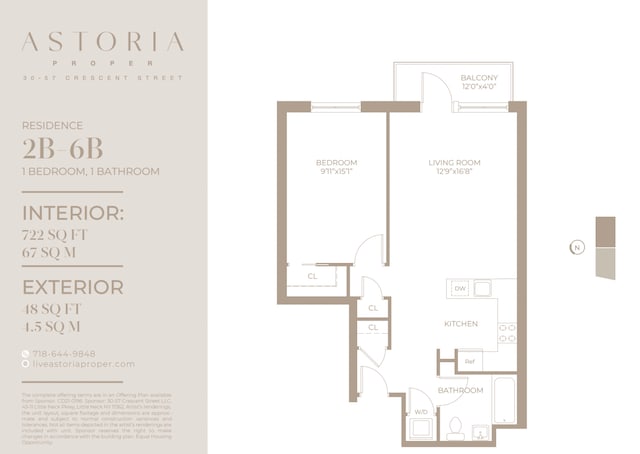 30-57 Crescent St Unit 3B, New York City, NY 11102 - view of home floor plan