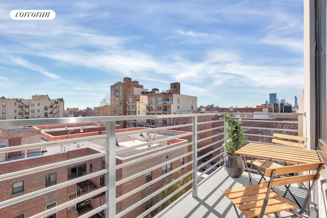 30-57 Crescent St Unit 3B, New York City, NY 11102 - balcony featuring a city view