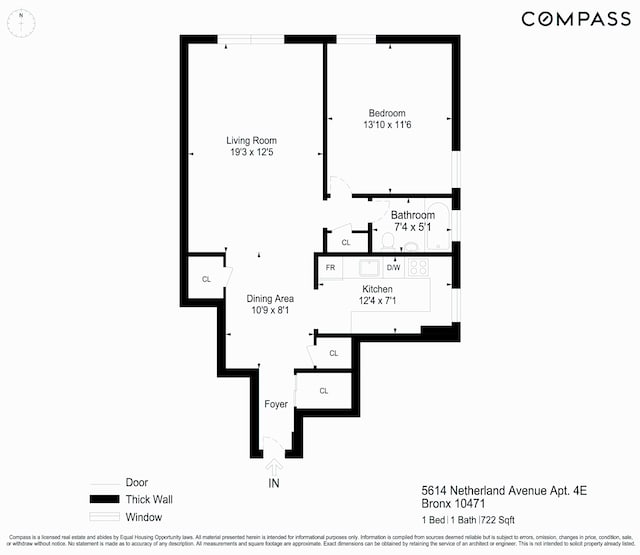 5614 Netherland Ave Unit 4E, New York City, NY 10471 - view of home floor plan