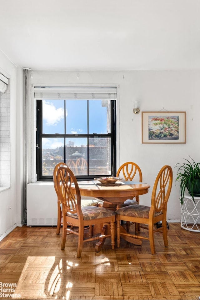 view of dining room