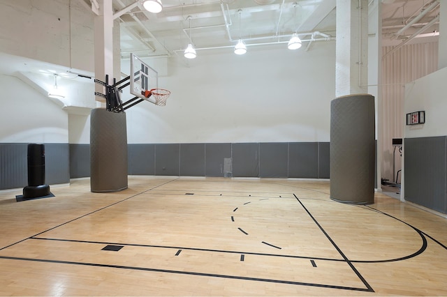 view of sport court featuring community basketball court