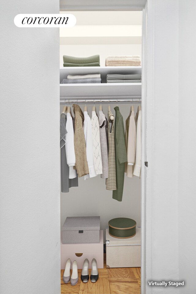 view of closet